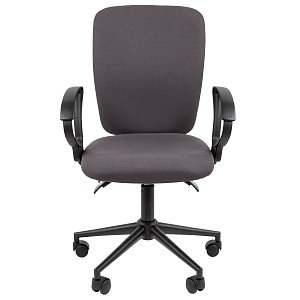 Офисное кресло CHAIRMAN 9801 BLACK, ткань серии Т, серый